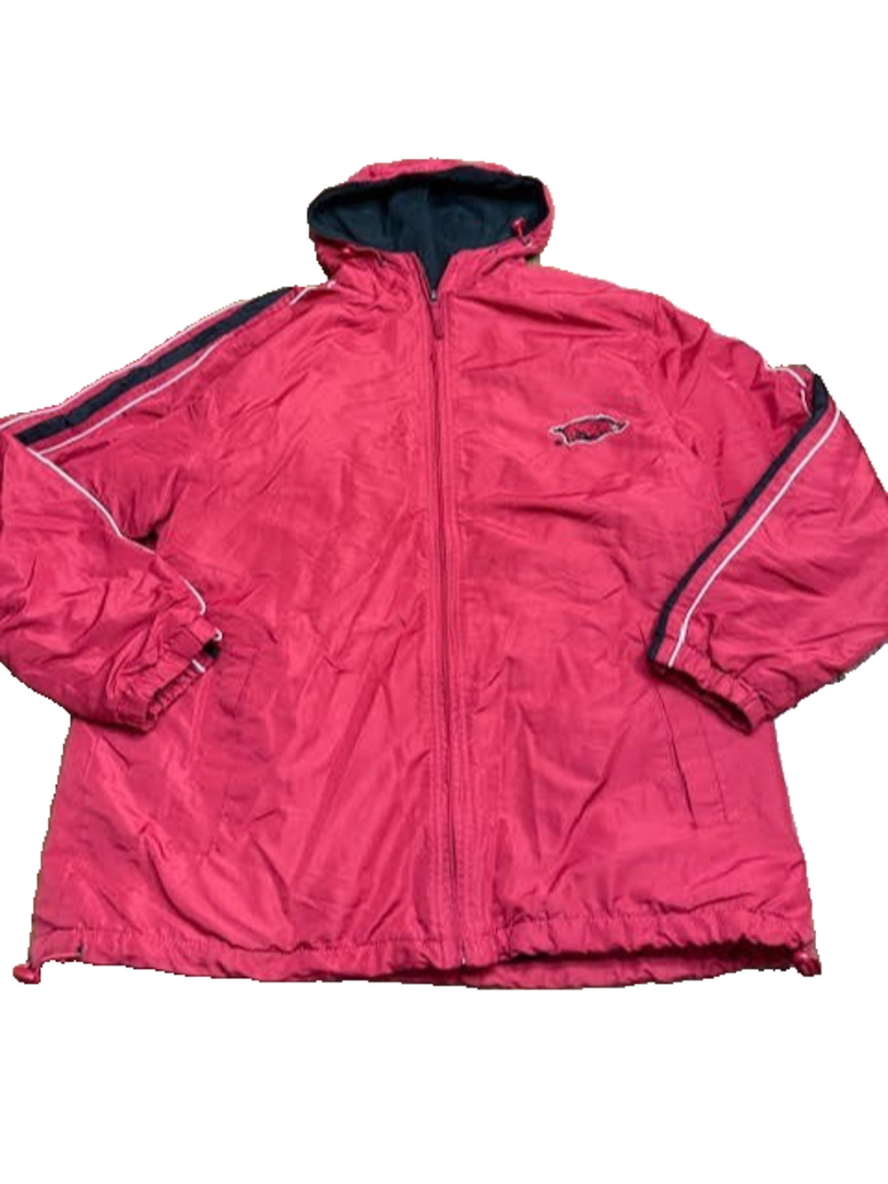Arkansas Razorbacks Campus Specialties Hooded Jacket Fleece Lined Red Medium M